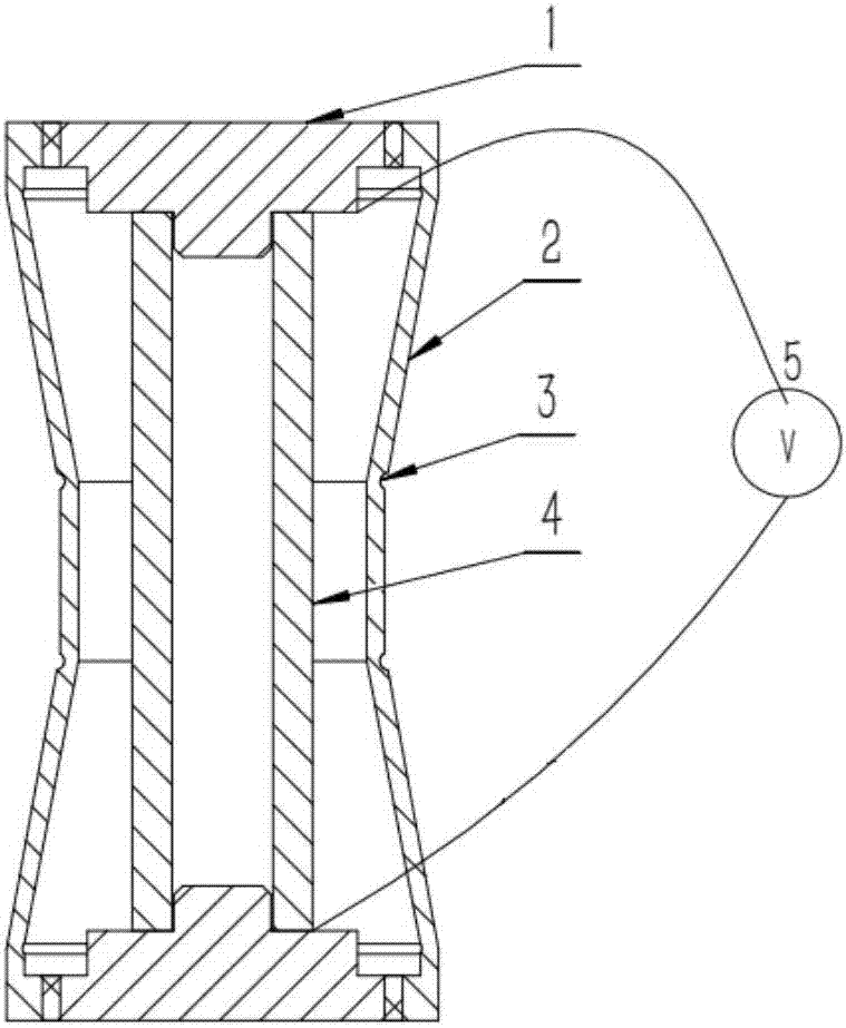 Radial piezoelectric driver based on flexible amplification structure