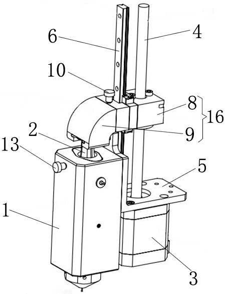 A piston extrusion nozzle for a 3D printer