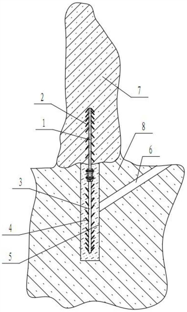 A kind of sampling stalagmite restoration method