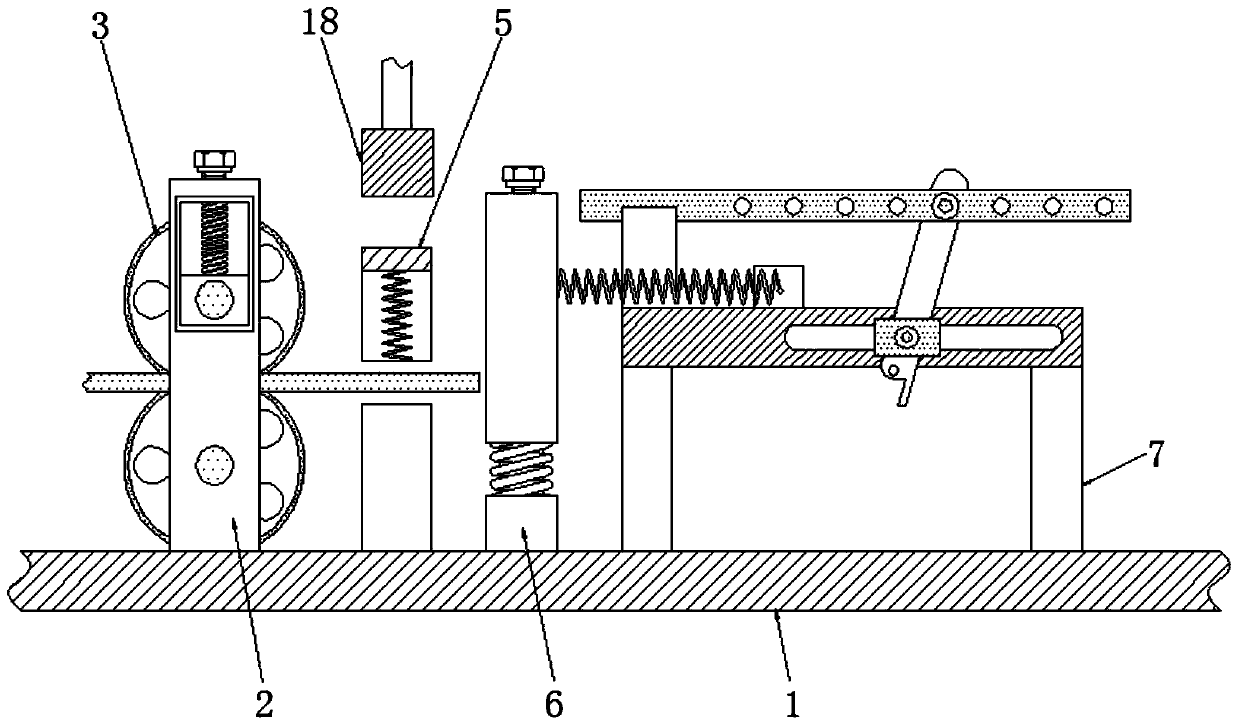 Device for providing instantaneous pressure and integrating cutting and grinding on basis of reciprocating motion