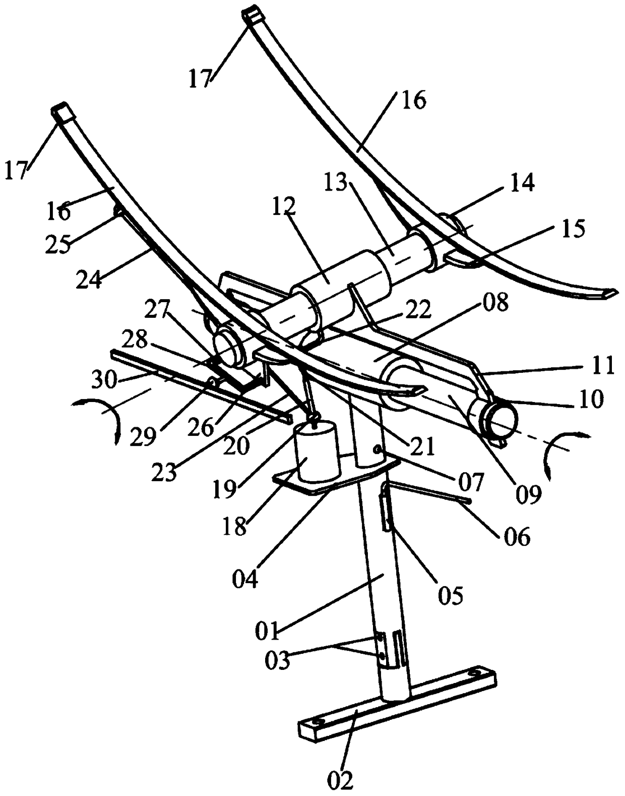 An automatic tracking and two-dimensional rotation solar control system