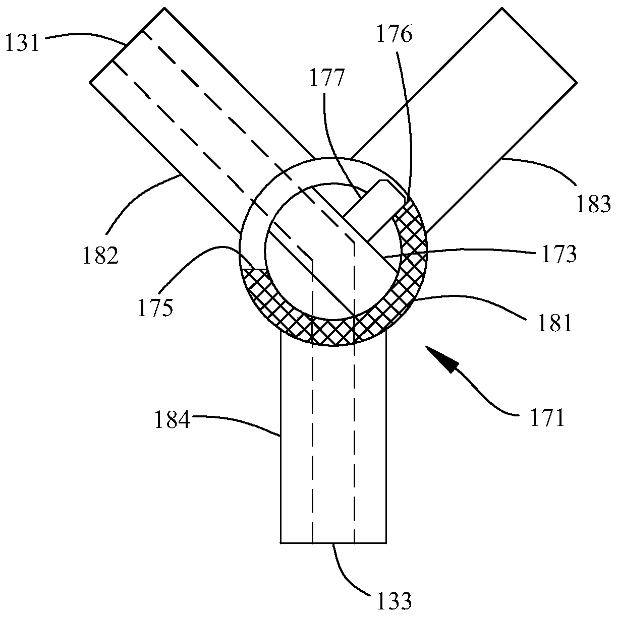 Nutrition device, nutrition pump and enteral feeding system