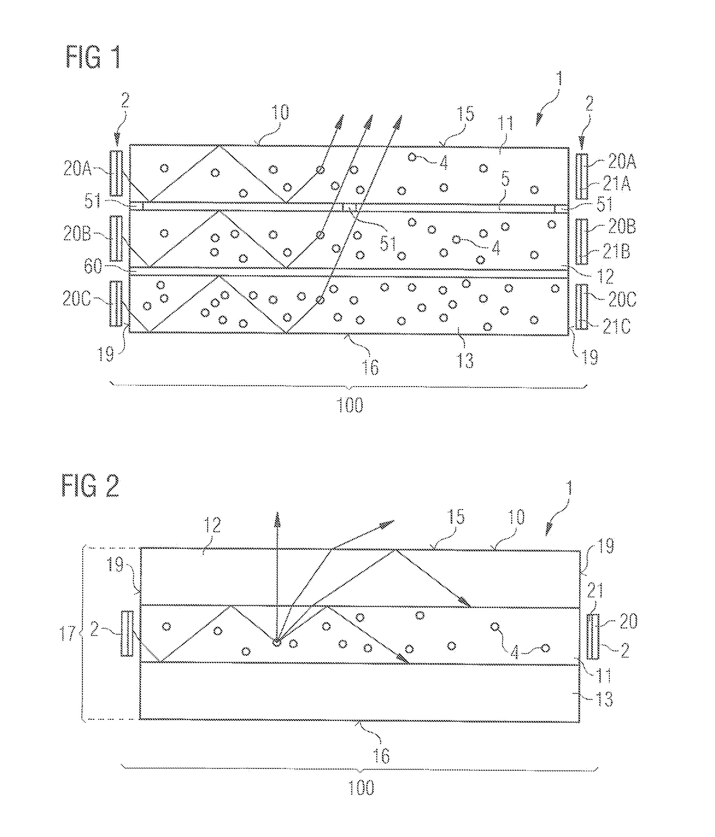 Surface Light Guide and Planar Emitter