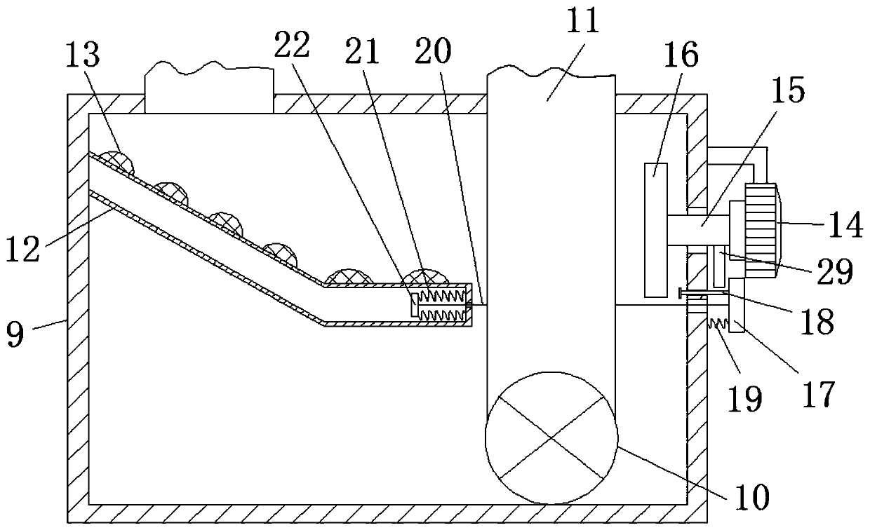 A transmission device with safety pressurization applied in terminal transmission