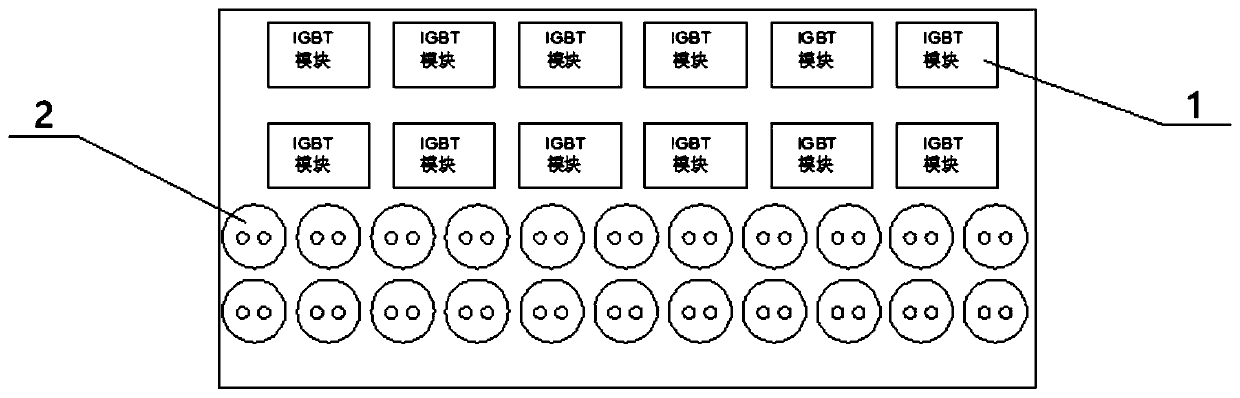 Module device for improving interference resistance of frequency converter