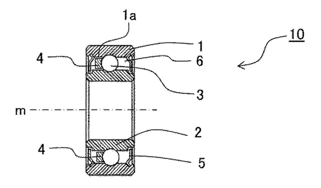 Grease composition and rolling bearing