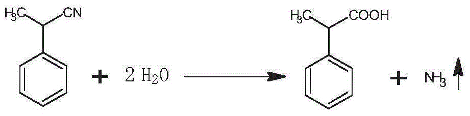 Preparation method for 2-phenylpropionic acid