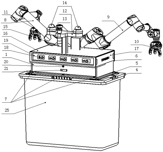 Hot-line work device and control method thereof