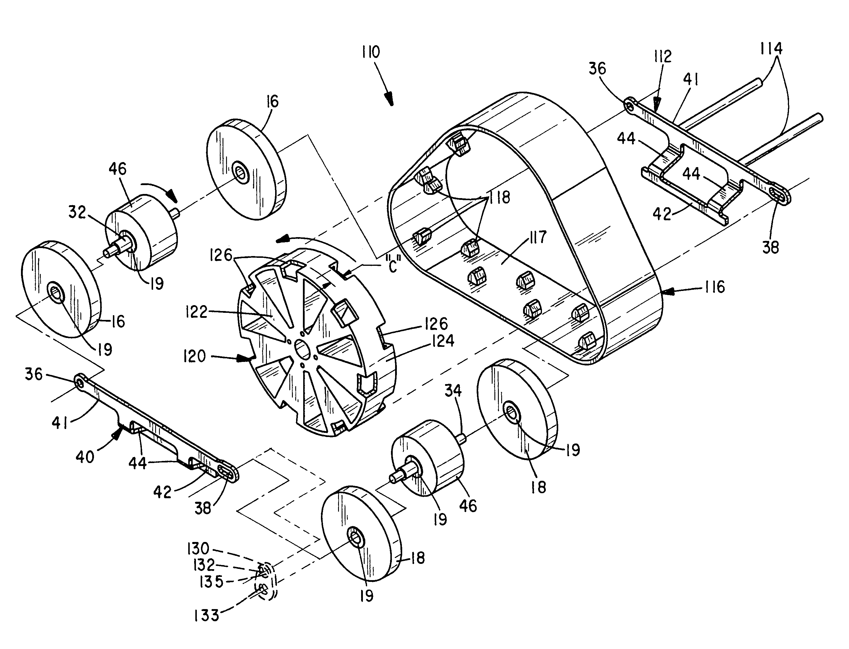 Frameless track assembly