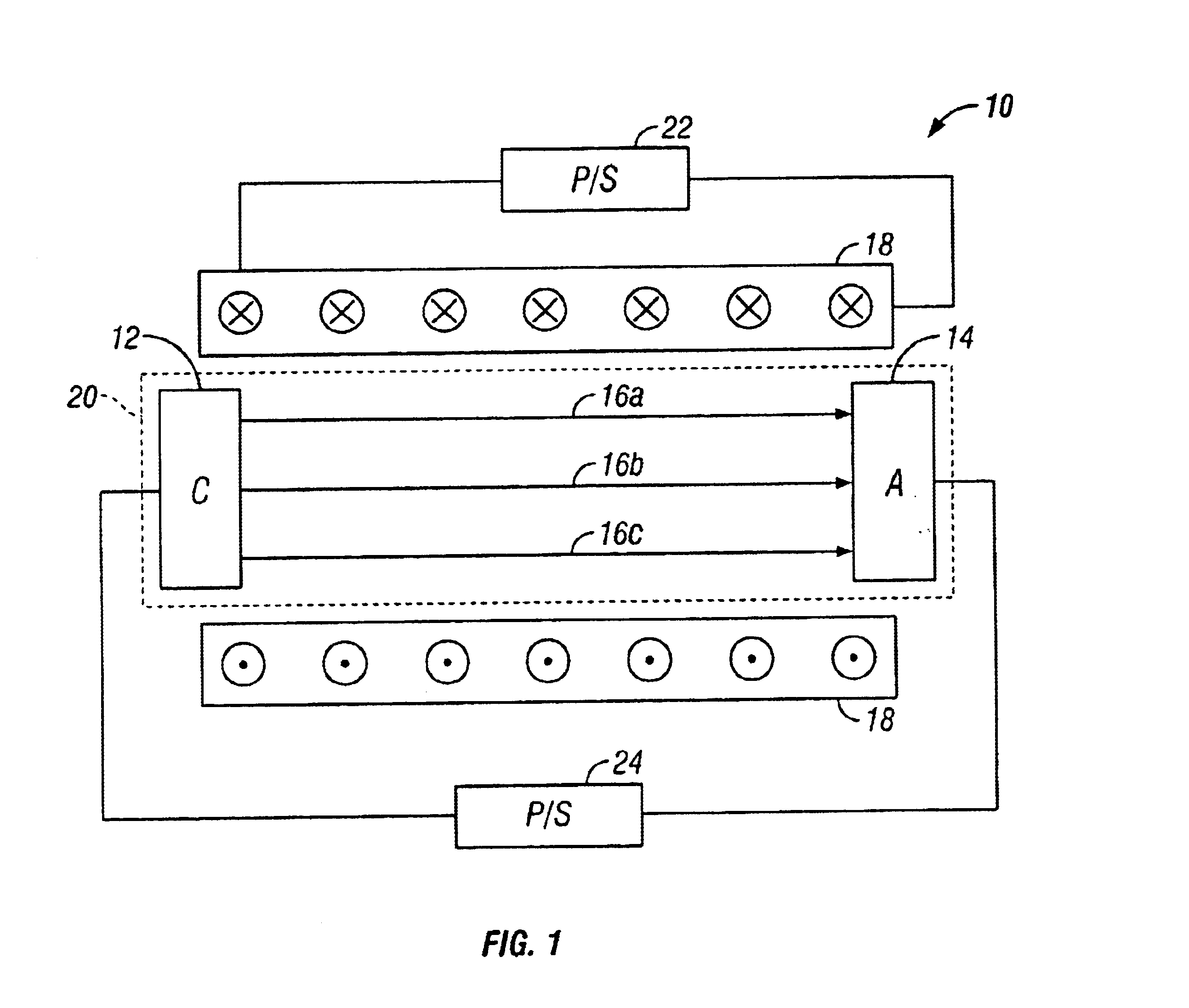 Method and apparatus for magnetic focusing of off-axis electron beam