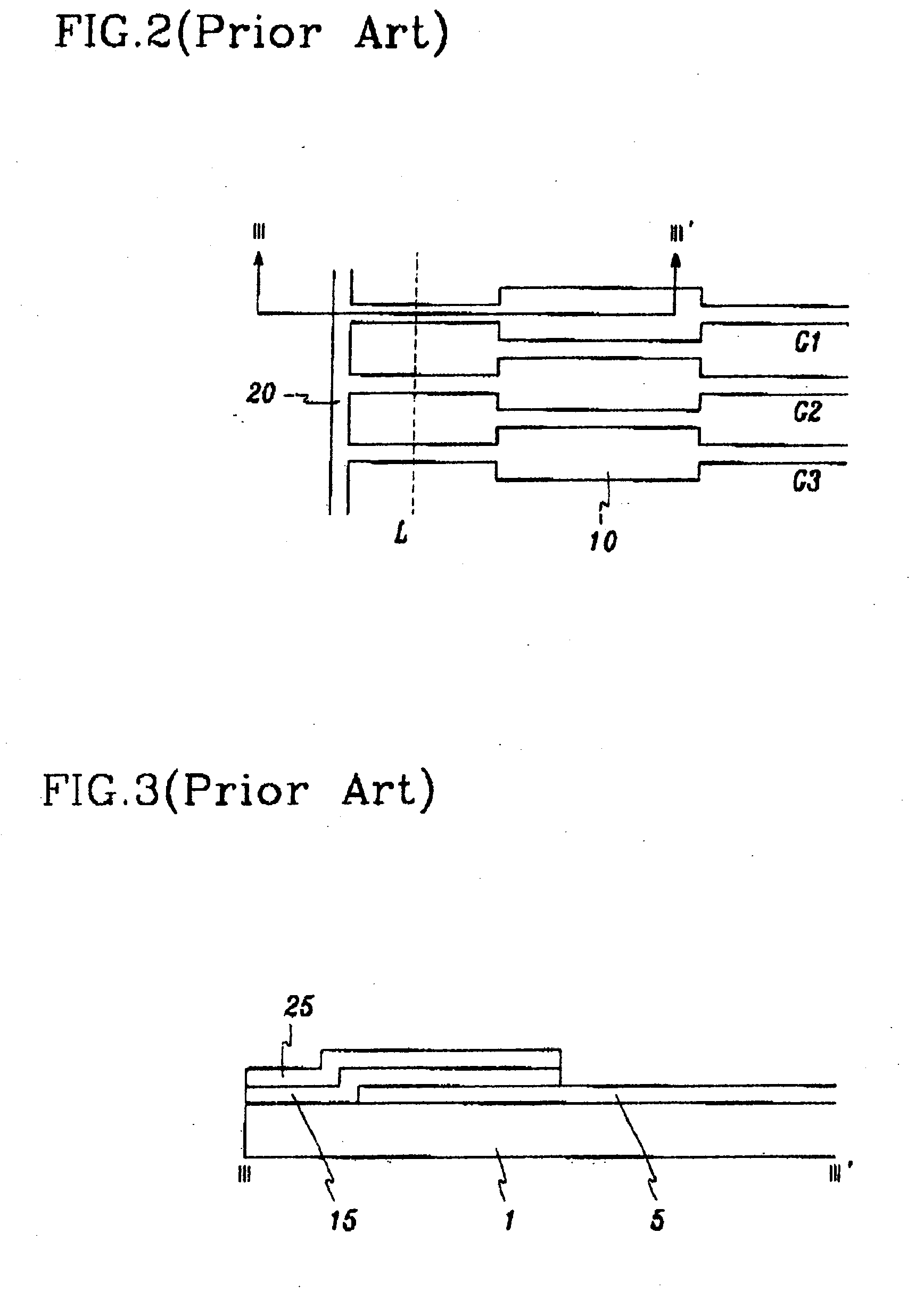 Multiple testing bars for testing liquid crystal display and method thereof