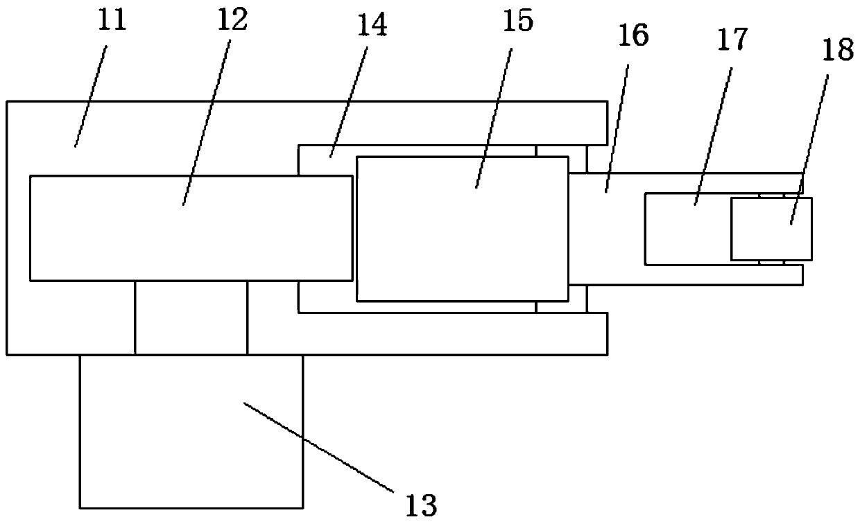 Lifting type mechanical arm mechanism for part machining