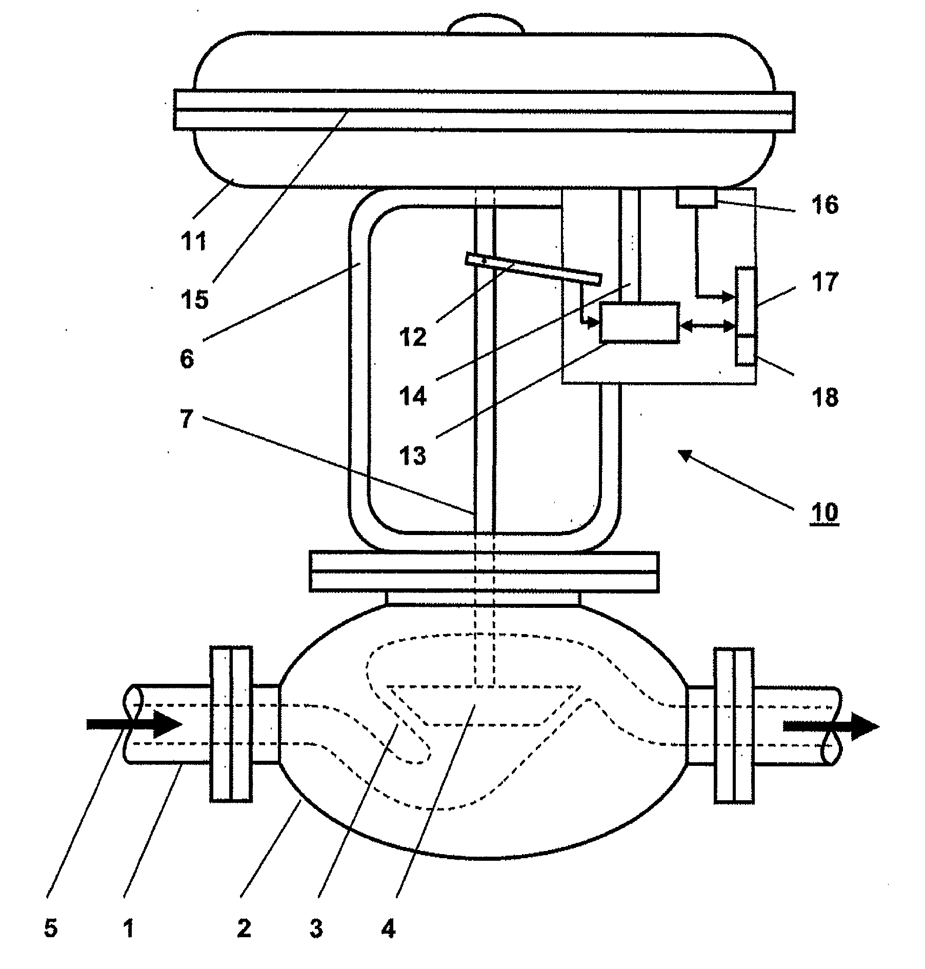 Method for pressure-sensor wear state determination of a valve mechanism