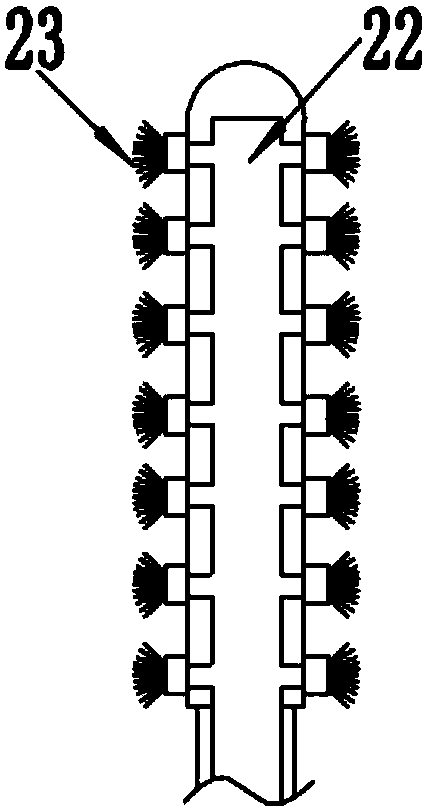 Medical test tube cleaning and drying integrated device