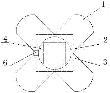 Compression adhesive bandage for abdominal puncture