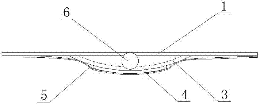 Compression adhesive bandage for abdominal puncture