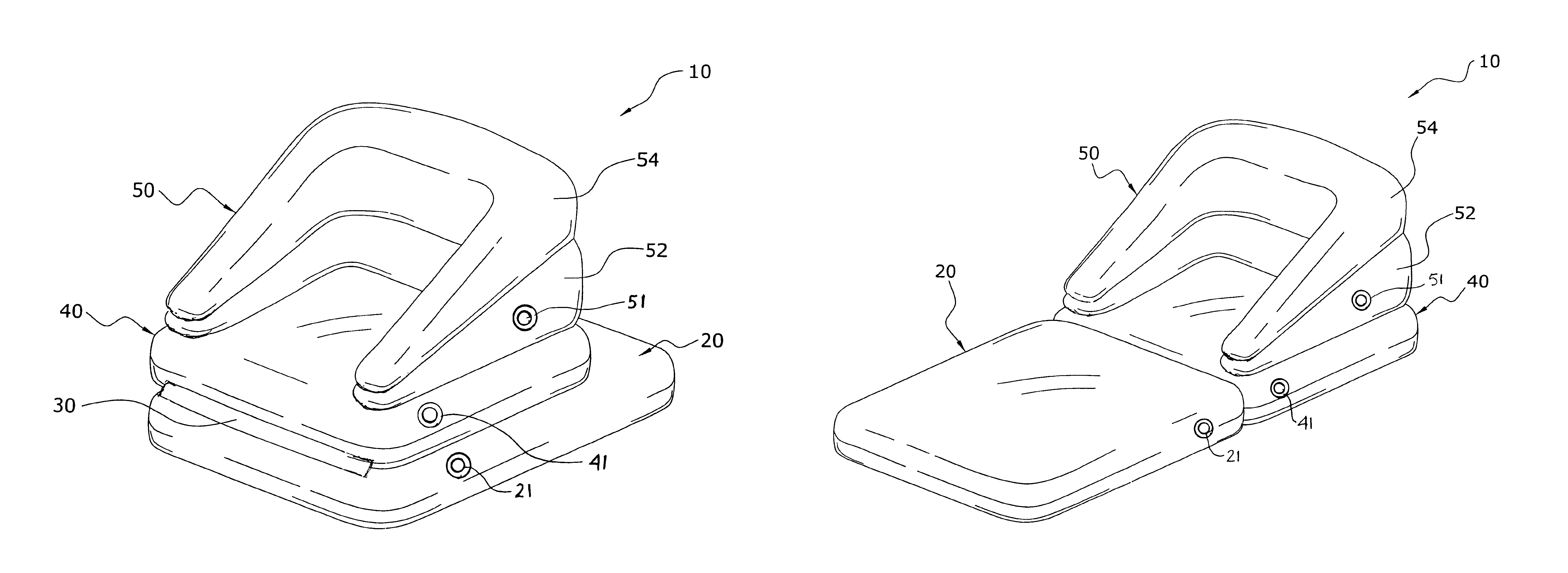 Multiple position air mattress system