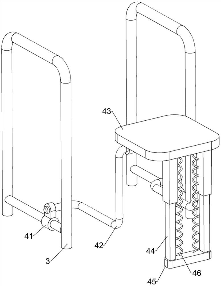 A convenient storage desk and chair