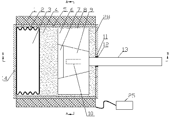 Gapped magneto-rheological damper with single piston rod out