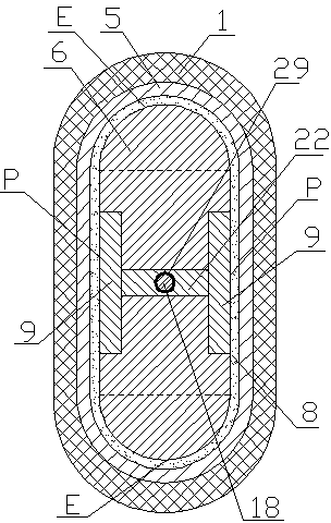 Gapped magneto-rheological damper with single piston rod out