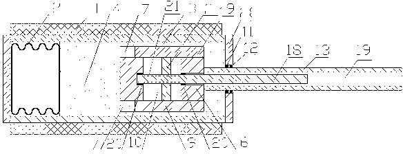 Gapped magneto-rheological damper with single piston rod out