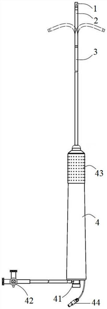 Introducing sheath, catheter and fossa ovale detection method for atrial septal puncture