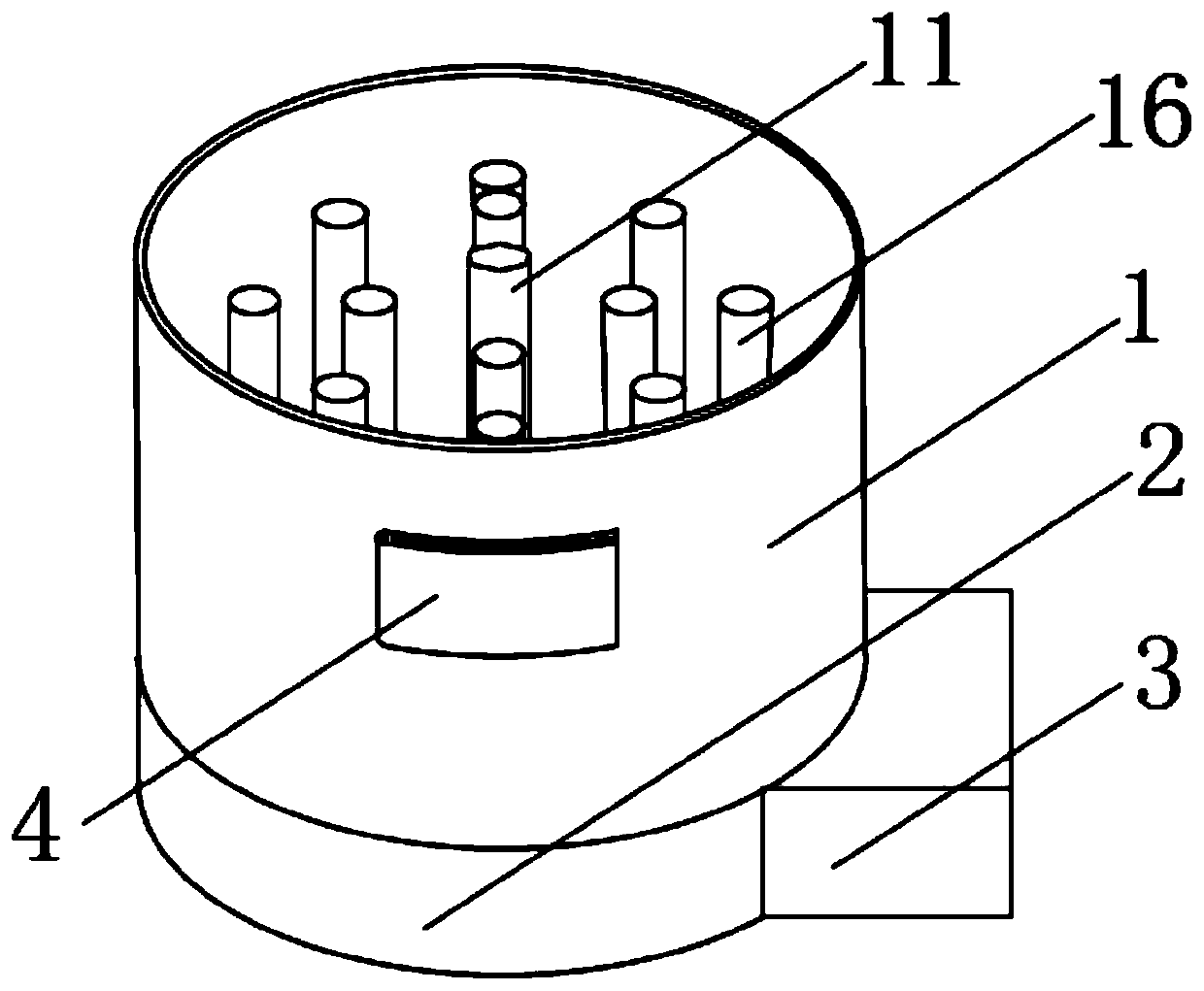 Storage device convenient for seed classification