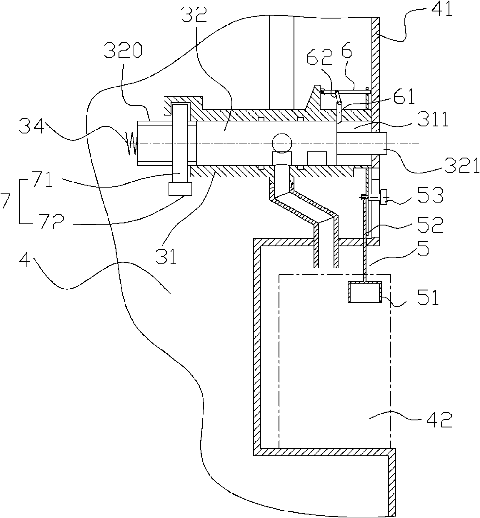 Drinking water attemperator and drinking water equipment composed thereof