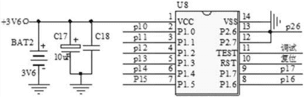 High voltage line temperature sensor