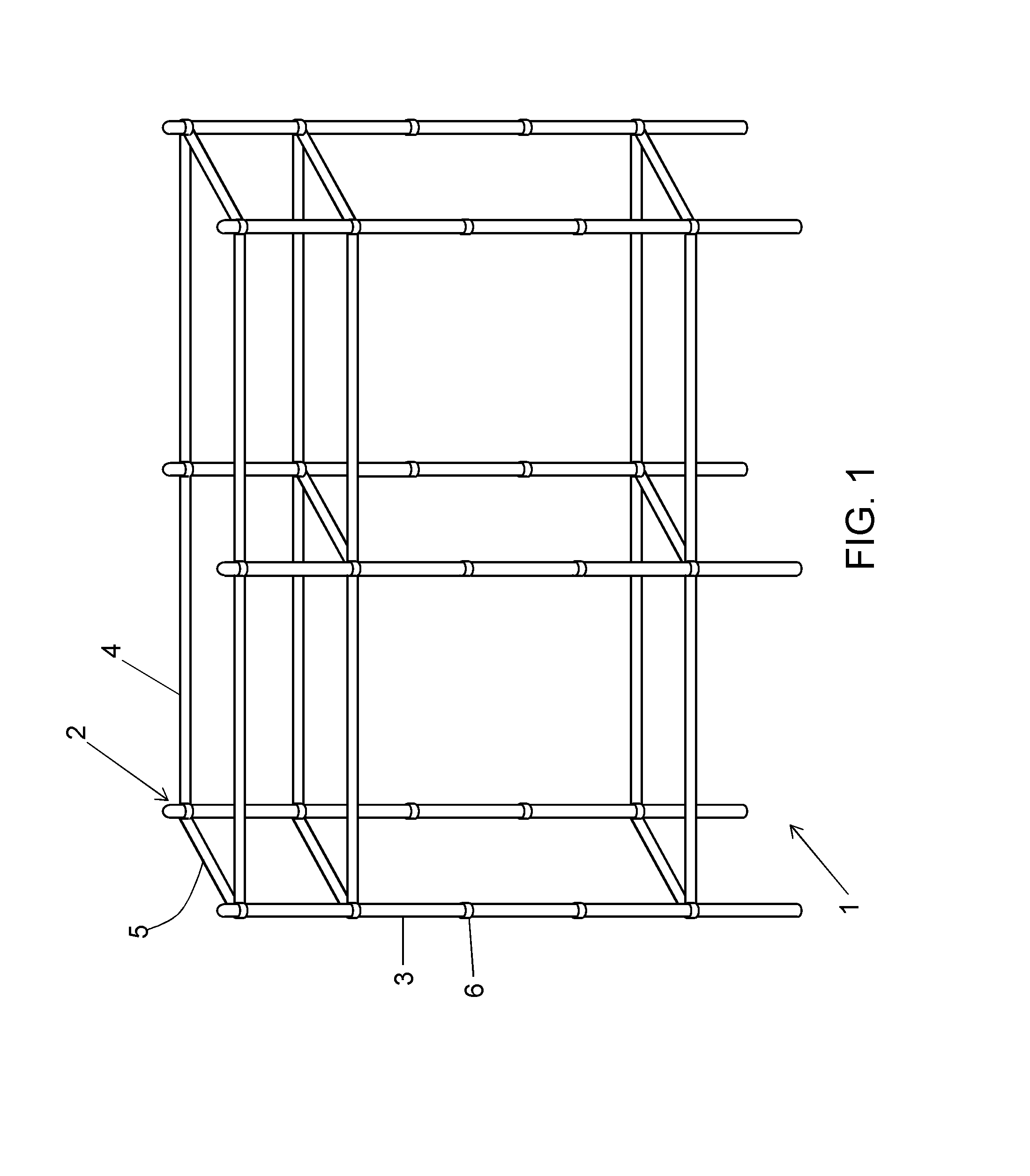 Coupling member for scaffoldings