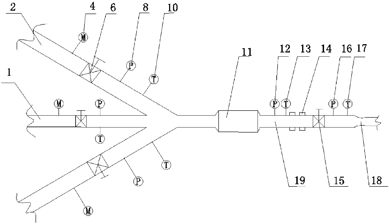 Quick temperature and pressure change device and temperature and pressure change method for high-temperature wind tunnel