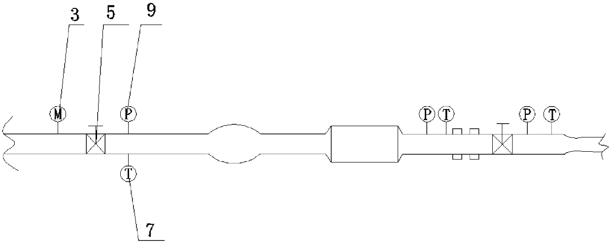 Quick temperature and pressure change device and temperature and pressure change method for high-temperature wind tunnel