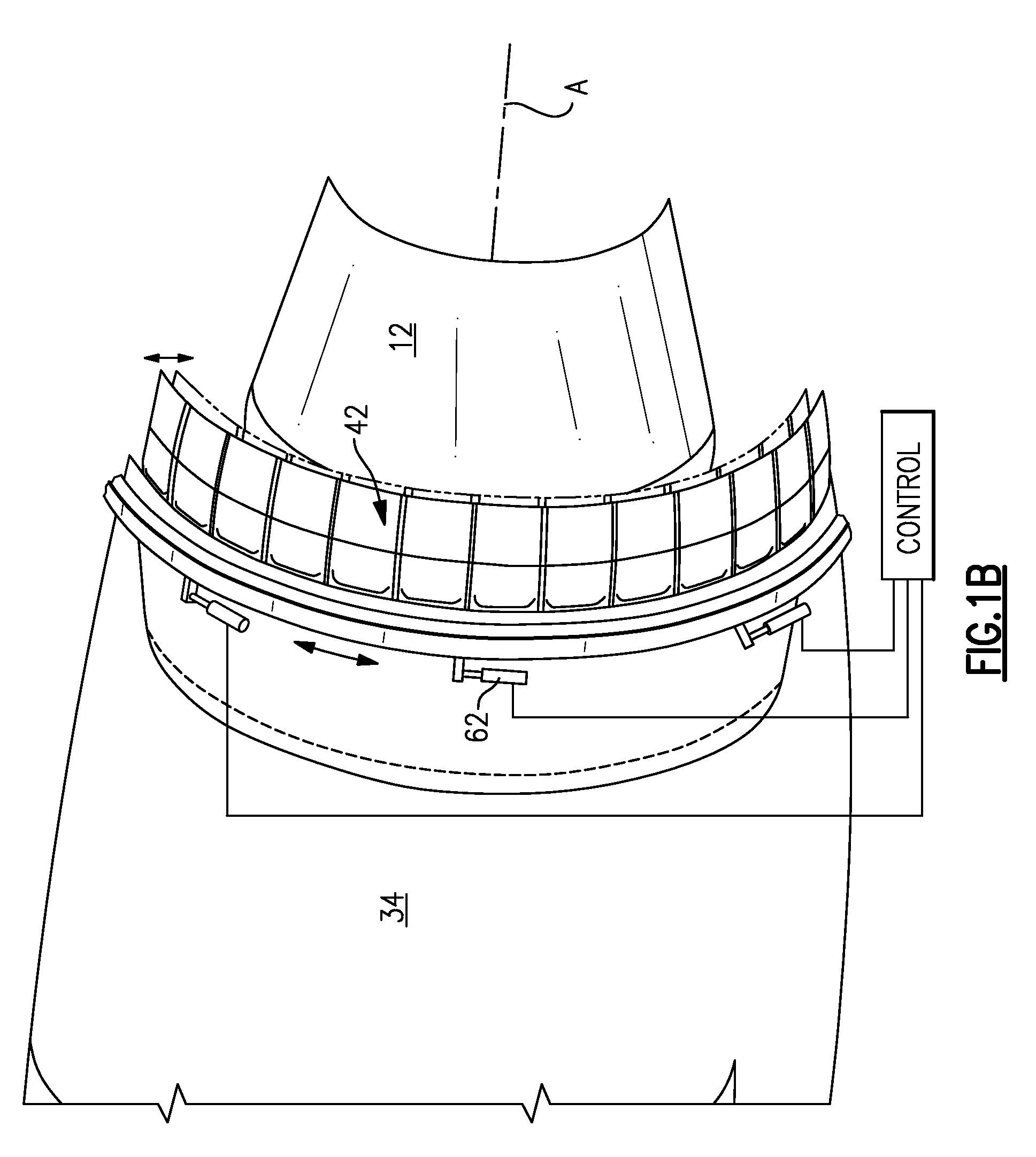 Fan variable area nozzle for a gas turbine engine fan nacelle with cam drive ring actuation system