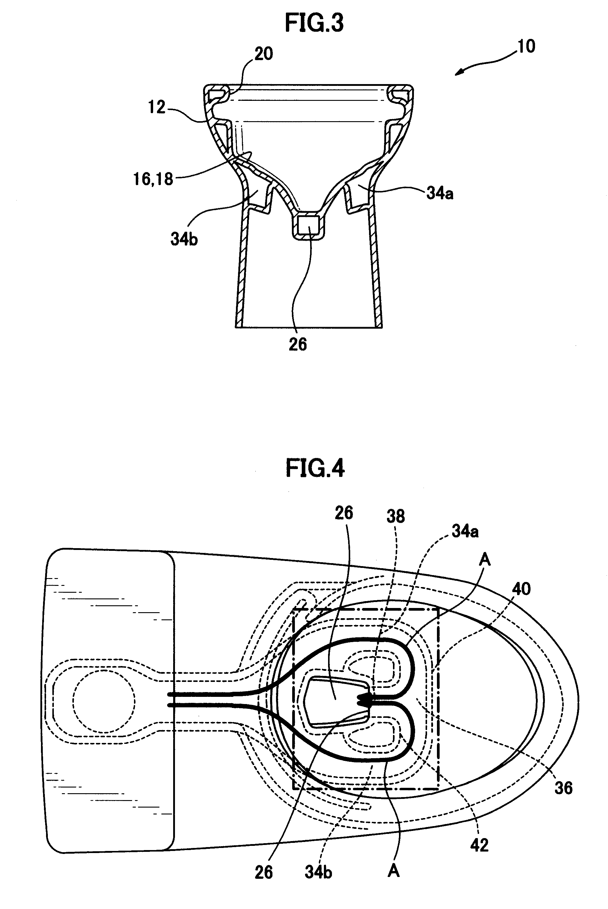 Siphon jet toilet