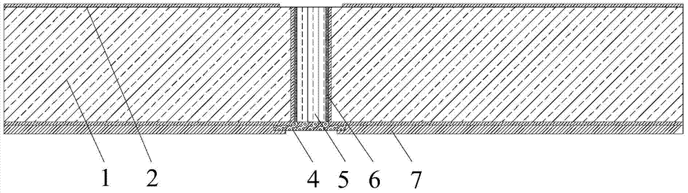 Silicon substrate air-impermeability sealing structure and manufacturing method thereof