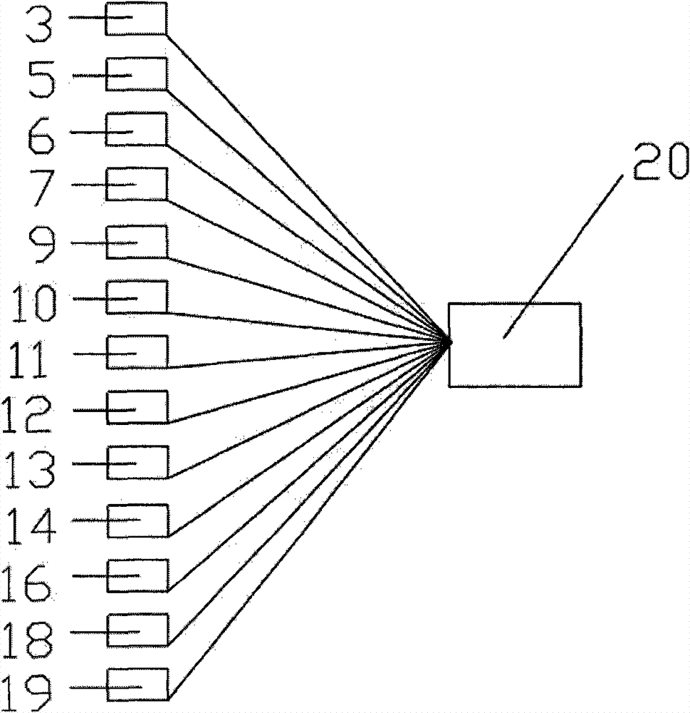 Automatic test device for simulating ocean tide environment