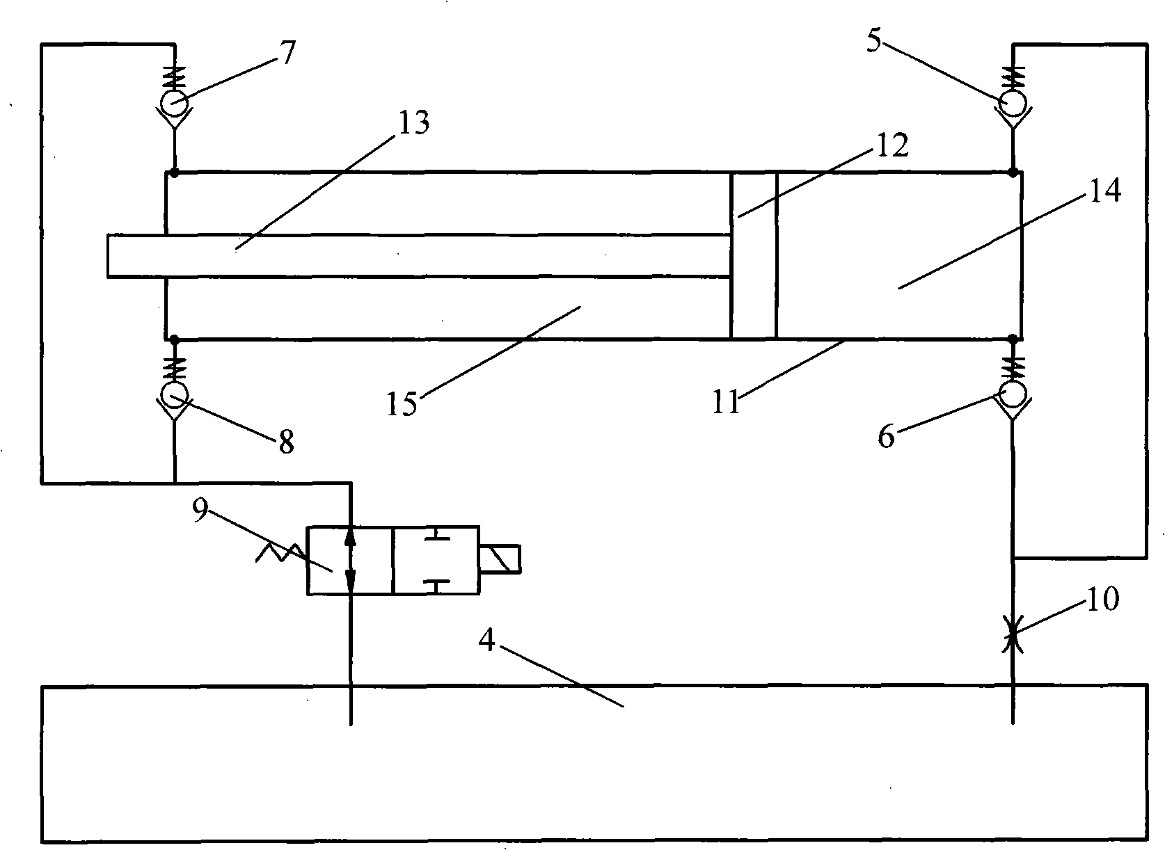 Lockable damping control shock absorption system