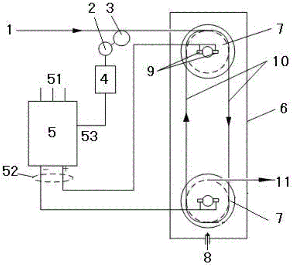 Copper wire online annealing apparatus for communication cable