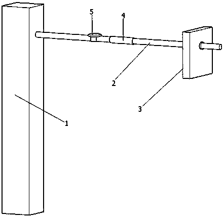 Anchorage type counterforce frame testing device applicable to underground space structures