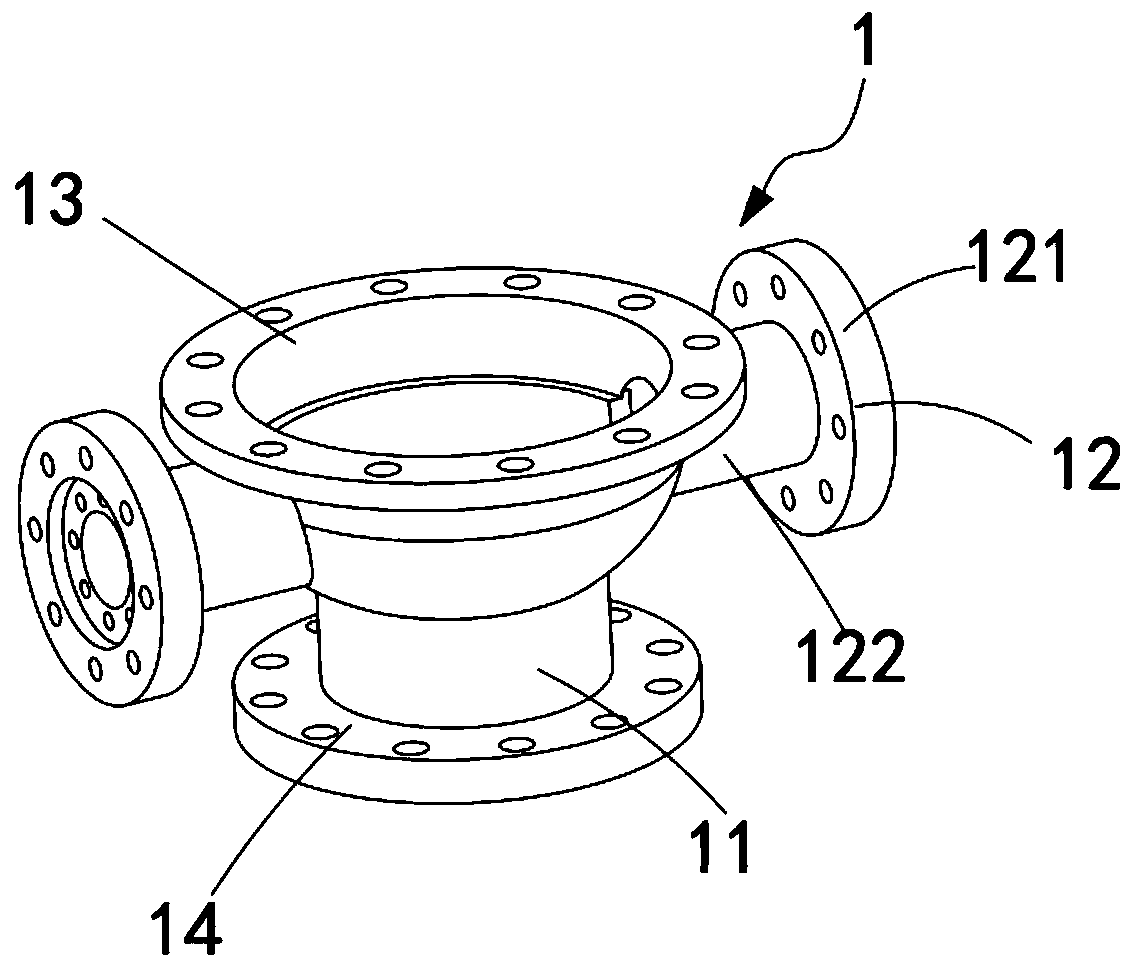 Processed upper tool positioning method special for valve body