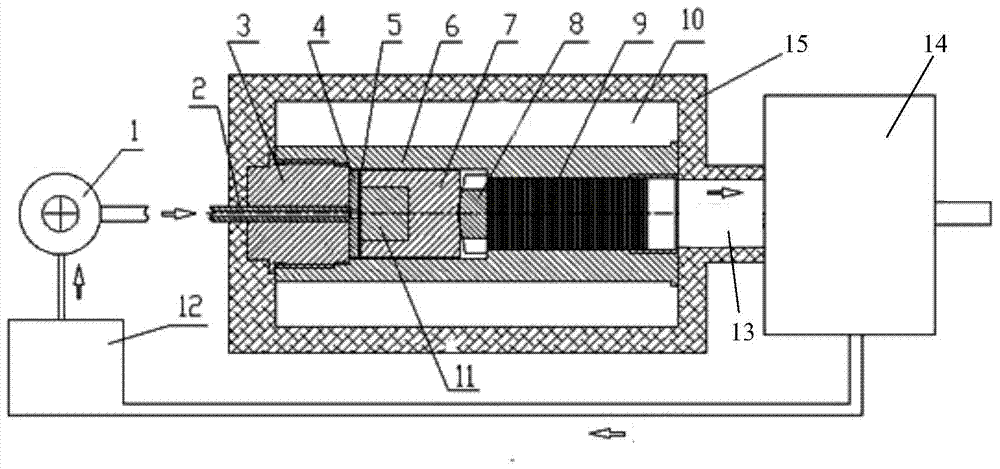 Heat balance structure for saturated water generation device