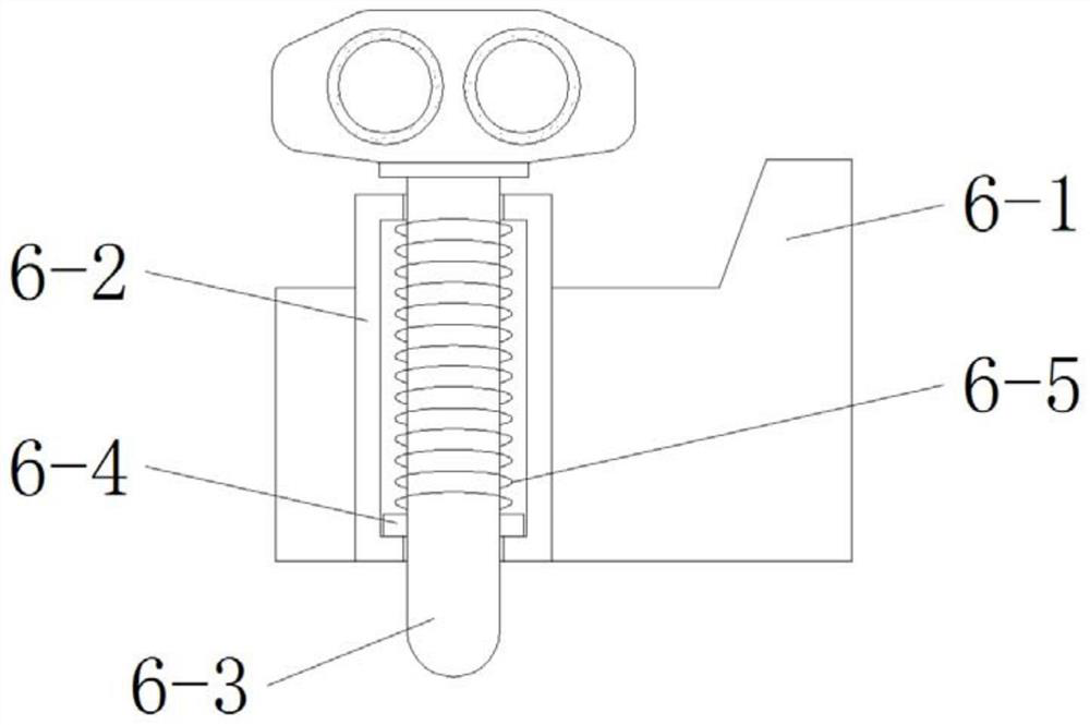 Filtering assembly for waste gas treatment fan