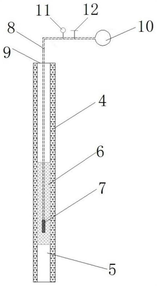 Foundation pit dewatering construction method in stratum containing laminar flow supply source