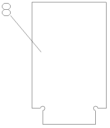 Silencer support frame welding mold