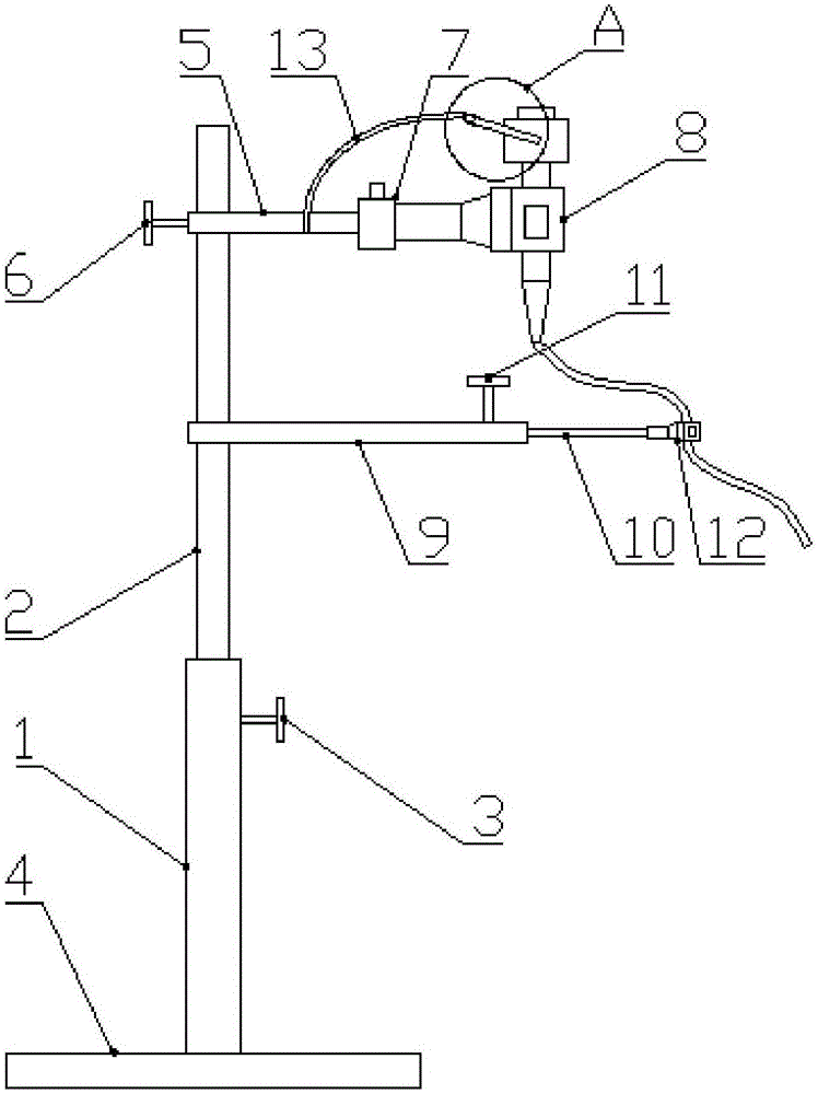 Fixing device of bronchoscope