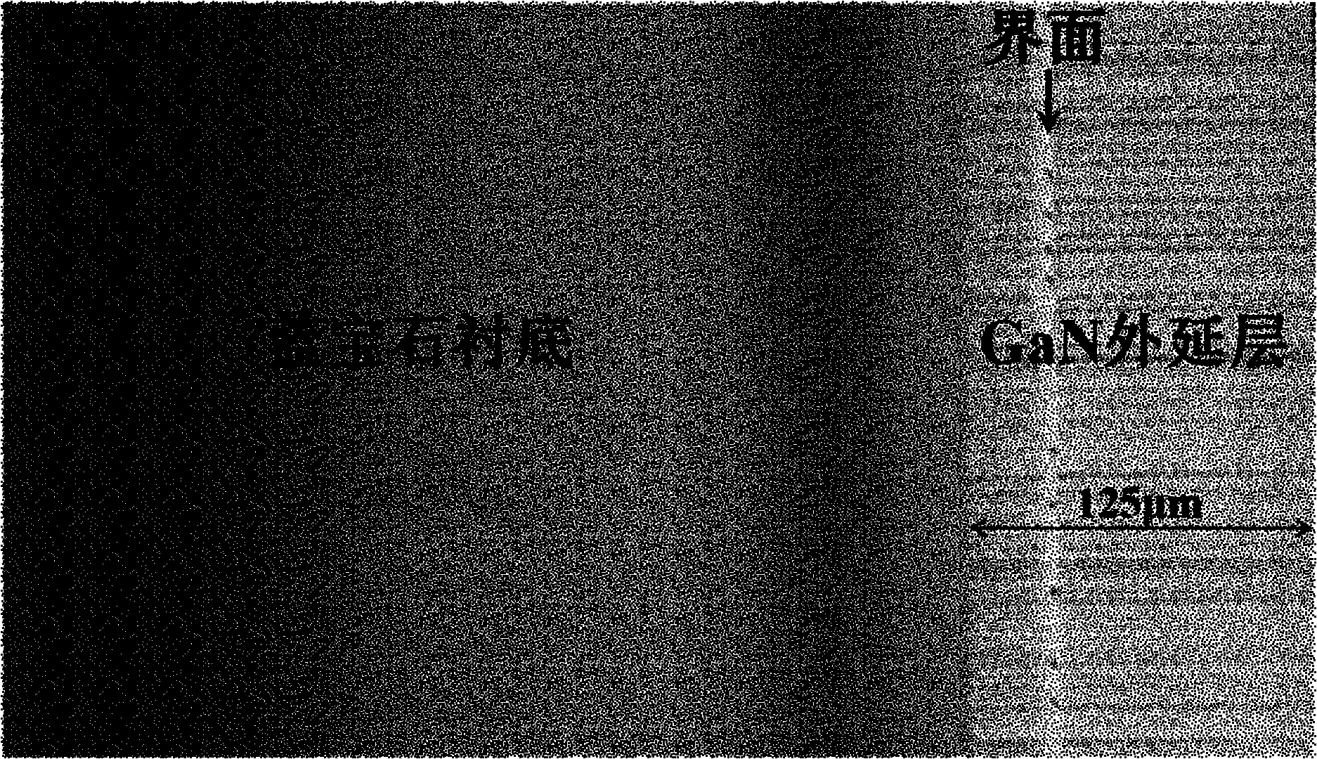 Epitaxial material stress control-based GaN thick film self-separation method