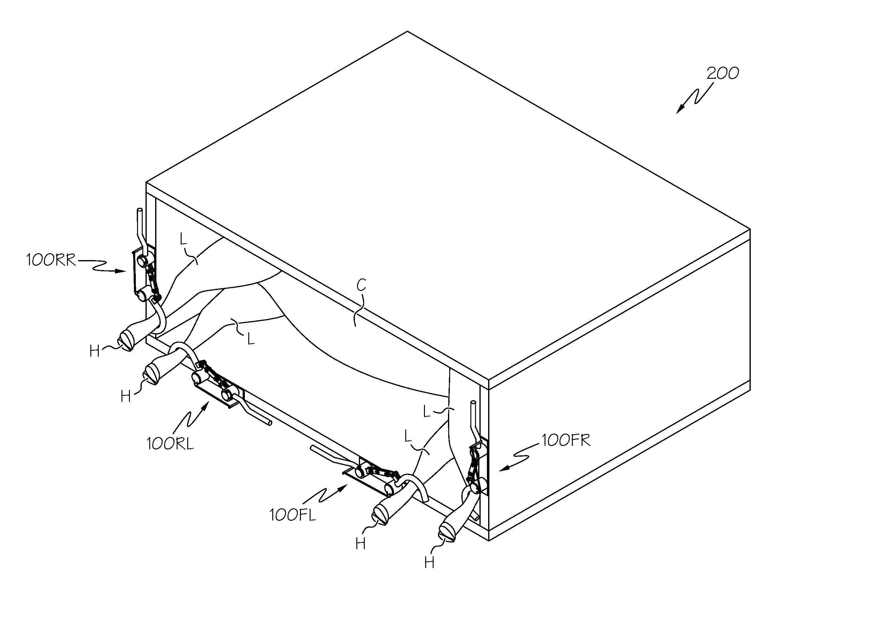 Cattle leg latch