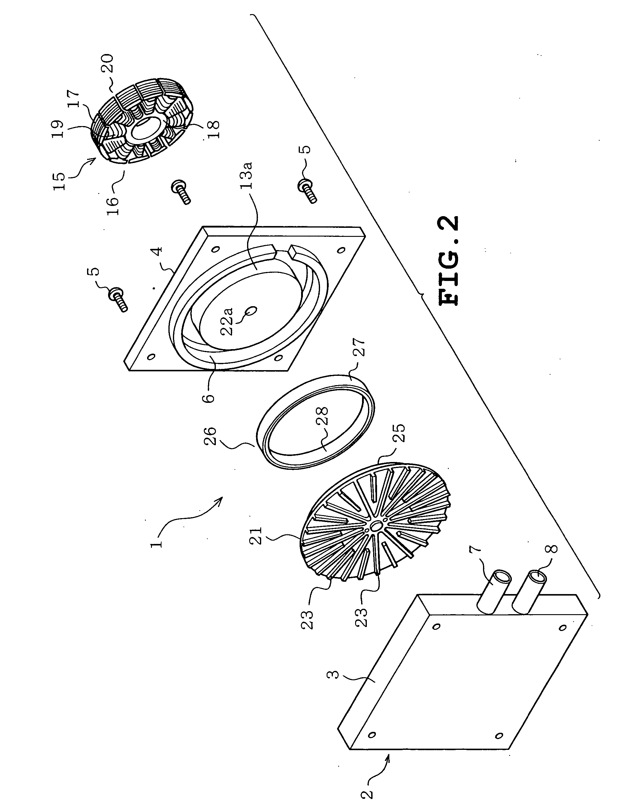 Fluid pump, cooling apparatus and electrical appliance