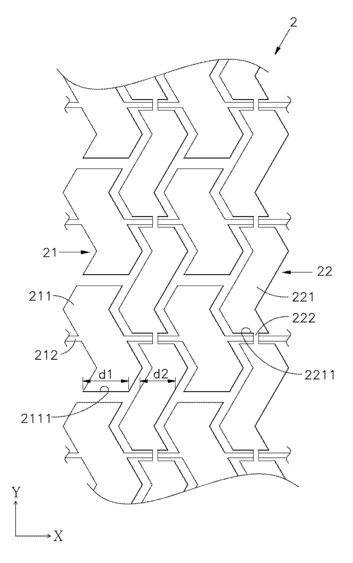 Capacitive touch panel