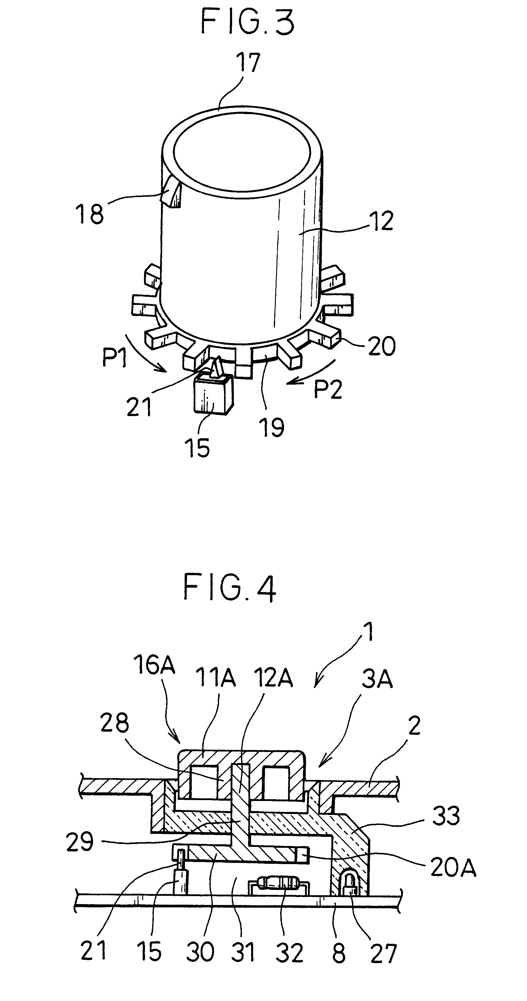 Rotary switch mechanism for operation panel